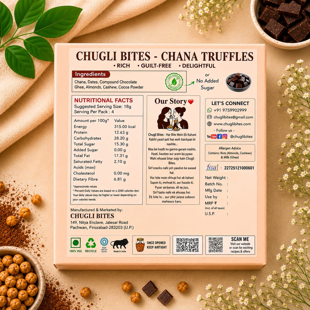 Chana Truffles